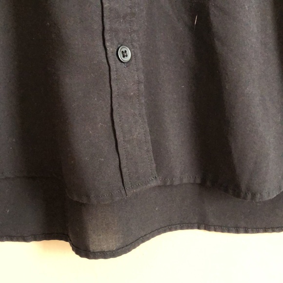 uniqlo black button up size small - Picture 5 of 8